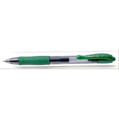 AUCUNE Pilot G207 Lot de 12 Stylo gel Pointe fine 0,7 mm Vert