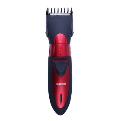 GENERIQUE SURKER Tondeuse &agrave; cheveux professionnelle en m&eacute;tal-rouge 