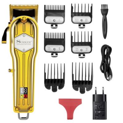 SURKER  Tondeuse Cheveux Imperm&eacute;able Pour Hommes Charge USB Sans Fil 