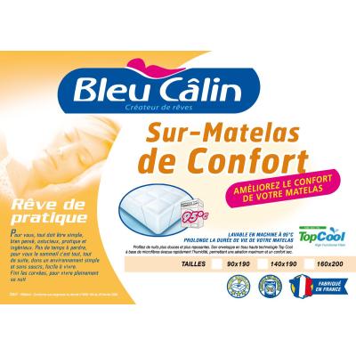 GENERIQUE Surmatelas a Bouillir 160x200 400gr/m2 Fabrication Francaise