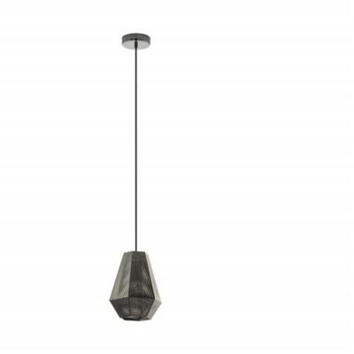 EGLO Chiavica dome suspension plafonnier nickel-nero