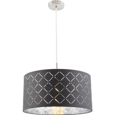 GLOBO Suspension en nickel mat 140x40x40 cm noir dor&eacute;  lighting 15229h