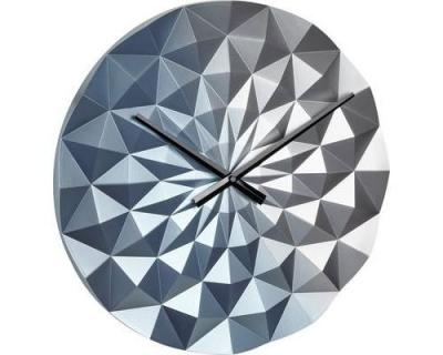 Dostmann 60.3063.06 &agrave; quartz Horloge murale 396 mm x 44 mm bleu m&eacute;tal