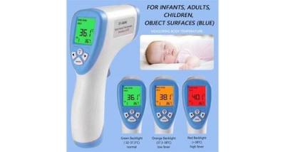 GENERIQUE Thermom&egrave;tre frontal infrarouge num&eacute;rique sans contact num&eacute;rique pour b&eacute;b&eacute;, adulte, enfant equipement de protection 