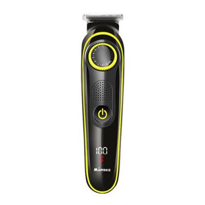  Tondeuse &agrave; cheveux MARSKE sans fil, Rasoir &agrave; barbe rechargeable Noir 