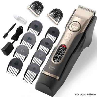 YOKULI Tondeuse &agrave; Cheveux Rechargeable LCD Tondeuse &agrave; Cheveux &eacute;lectrique Coupe Titane Coupe-cheveux Buses 3-25mm 