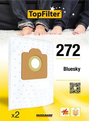 TOPFILTER Lot de 2 sacs aspirateur bluesky  premium ref. 64272