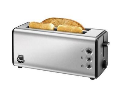 UNOLD  38915 grille-pain onyx duplex &agrave; 2 fentes, en inox, 1180-1400 w