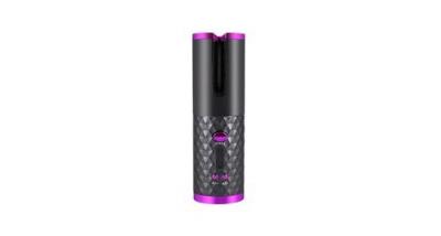 YOKULI Usb rechargeable &eacute;lectrique automatique bigoudi auto sans fil cheveux fer &agrave; friser tongs onduler bigoudis 