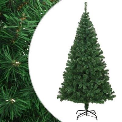 Arbre de no&euml;l artificiel avec branches &eacute;paisses vert 180 cm pvc