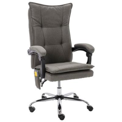 VIDAXL  Fauteuil de bureau massant - Gris