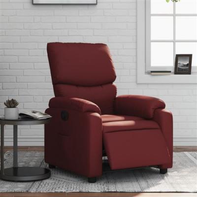 VIDAXL  Fauteuil massant - Bordeaux