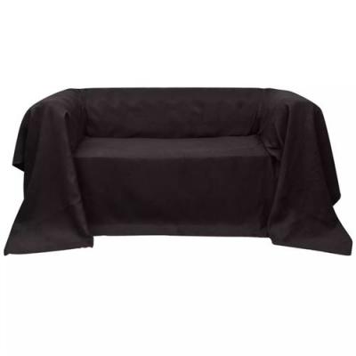 Housse de canap&eacute; Micro-su&egrave;de Marron 140x210 cm Vidaxl
