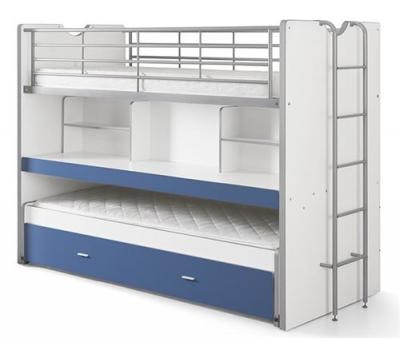 VIPACK  bonny compact80 lits superpos&eacute;s 2 couchages bleu BONHS8007