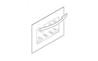 FAURE Vitre Exterieure Blanche Pour Four  - 357829518