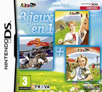 3 jeux en 1 Volume 3 Animaux et Chevaux DS
