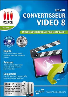 MICRO APPLICATION Convertisseur Video Ultimate 8 PC 