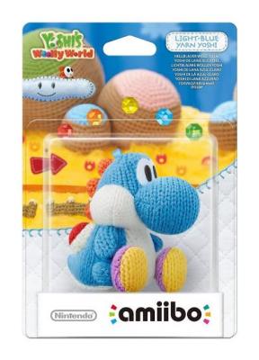 NINTENDO Amiibo 'Yoshi's Woolly World' - Yoshi de laine : bleu ciel