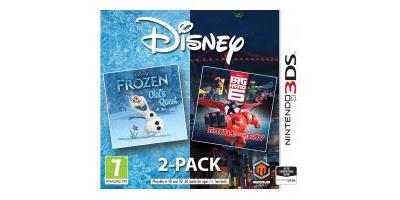 Disney Frozen Olaf's Quest + Big Hero 6 Battle In The Bay Double Pack 3ds