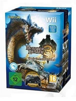 Monster Hunter 3 + Classic Controller Pro Pour Wii Wii