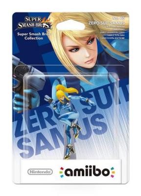 NINTENDO  Amiibo Samus sans Armure S&eacute;rie Super Smash Bros Num&eacute;ro 40 