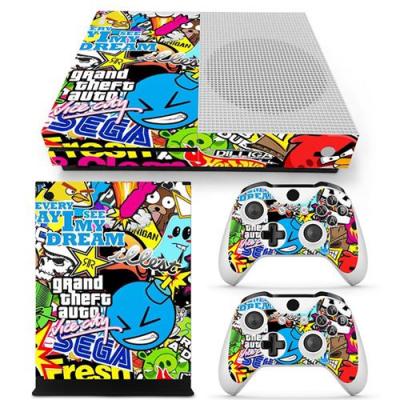 GENERIQUE Autocollant Stickers de Protection pour Console et Manette Microsoft Xbox One S - Multicolore (TN-XboxOneS-1021) 