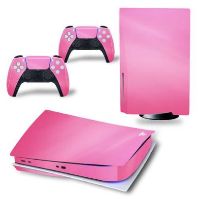 GENERIQUE Autocollant Stickers De Protection Pour Console Sony Ps5 Edition Standard - - Rose (Tn-Ps5disk-0381)
