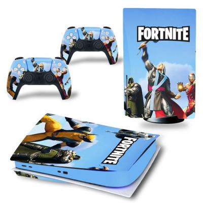 GENERIQUE Autocollant Stickers de Protection pour Console Sony PS5 Edition Standard - - Fortnite (TN-PS5Disk-4796) 