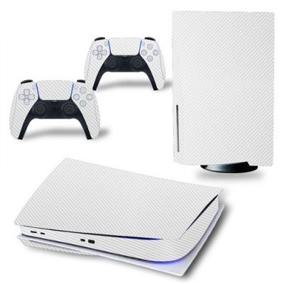 GENERIQUE Autocollant Stickers de Protection pour Console Sony PS5 Edition Standard - - Blanc (white)