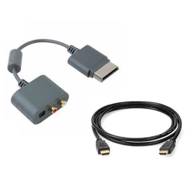 STRASSE GAME C&acirc;ble Adaptateur Toslink Optique Pour Xbox 360 + C&acirc;ble Optique 3 M&egrave;tres