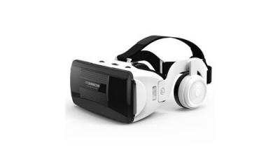 WEWOO Casque vr lunettes vid&eacute;o en r&eacute;alit&eacute; virtuelle vr shinecon g06eb pour smartphone de 4,7 &agrave; 6,1 pouces avec hifi blanc