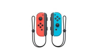 CHRONUS  manette joy pad pour switch, manette de jeu sans fil avec dragonne compatible avec nintendo switch(rouge bleu) 