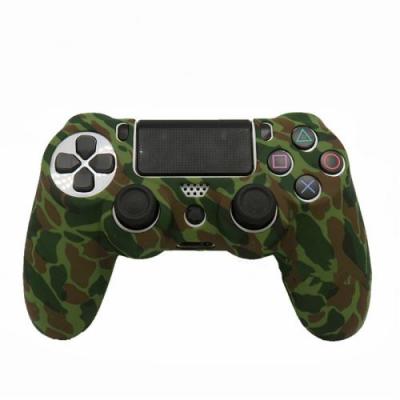 OEM Coque de protection en silicone pour manette PS4/Slim/Pro - Vert fonc&eacute; 