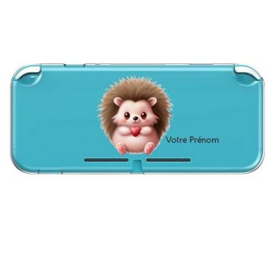 TAPERSO Coque Switch Lite herissson et Coeur Hedgehog personnalisee