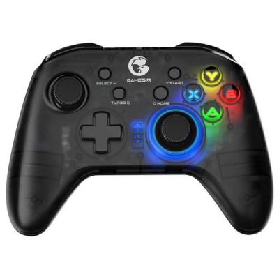 GAMESIR Gamepad T4 Pro Multi plateforme Contr&ocirc;leur de jeu Bluetooth 2,4 GHz Manette de jeu sans fil pour iOS 13.4 / Android / PC / Nintendo Switch -noir 
