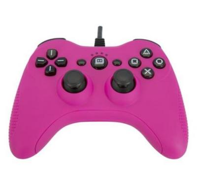 INNELEC Manette filaire Konix pour PS3/PC Rose 