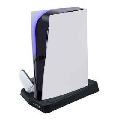 THIRD PARTY Mcbazel Support de Charge avec Ventilateur de Refroidissement multifonction 2 en 1 Support de Base Vertical Port de chargement double contr&ocirc;leur pour PS5 DE / UHC 