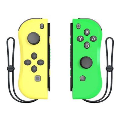 GENERIQUE Paire de Manettes Nintendo Switch Joy-Con VORMOR Gauche et Droit Gamepad de Remplacement - Jaune et Vert 