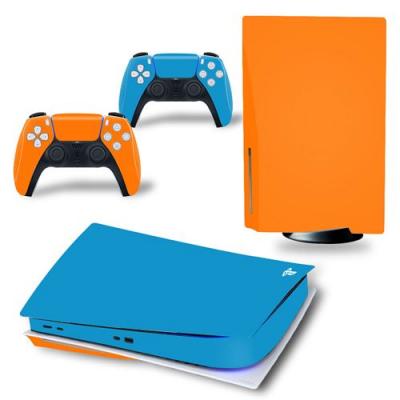 GENERIQUE Sticker pour Sony&nbsp;Console&nbsp;PS5, Bleu et jaune-57 