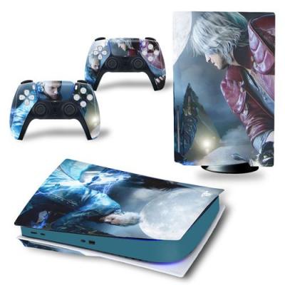 GENERIQUE Sticker pour Sony&nbsp;Console&nbsp;PS5, Devil May Cry 5-1324 