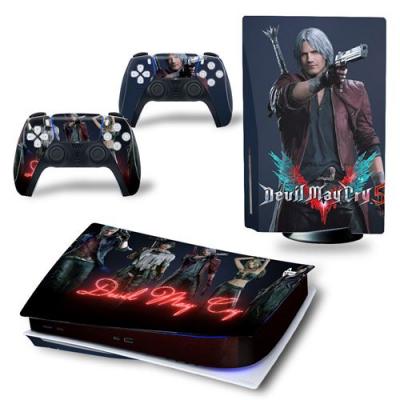 GENERIQUE Sticker pour Sony&nbsp;Console&nbsp;PS5, Devil May Cry 5-1326 