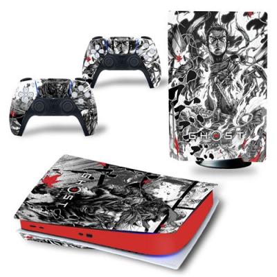 GENERIQUE Sticker pour Sony&nbsp;Console&nbsp;PS5, GHOST OF TSUSHIMA-1429 