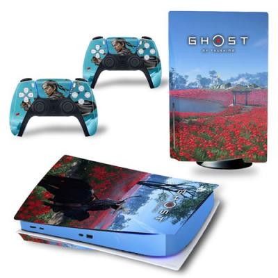 GENERIQUE Sticker pour Sony&nbsp;Console&nbsp;PS5, GHOST OF TSUSHIMA-1441 