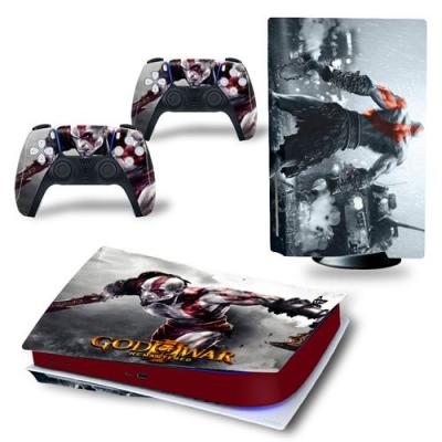 GENERIQUE Sticker pour Sony&nbsp;Console&nbsp;PS5, God of War-1298 