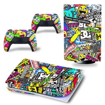 GENERIQUE Sticker pour Sony&nbsp;Console&nbsp;PS5, Graffiti-43 