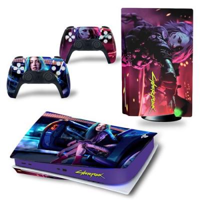 GENERIQUE Sticker pour Sony&nbsp;Console&nbsp;PS5, Lyber punk-1379 