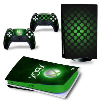GENERIQUE Sticker pour Sony&nbsp;Console&nbsp;PS5, Noir et vert-67 