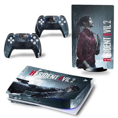 GENERIQUE Sticker pour Sony&nbsp;Console&nbsp;PS5, Resident Evil 2-1051 