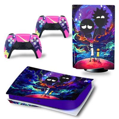 GENERIQUE Sticker pour Sony&nbsp;Console&nbsp;PS5, Rick and Morty-1007 