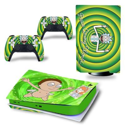 GENERIQUE Sticker pour Sony&nbsp;Console&nbsp;PS5, Rick and Morty-1019 